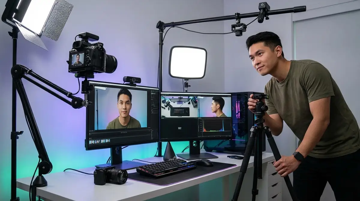 配信映えするカメラアングルの調整テクニック