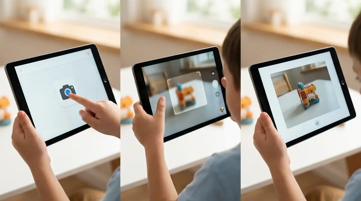 【結論】チャレンジタッチのカメラは3ステップで撮影できる
