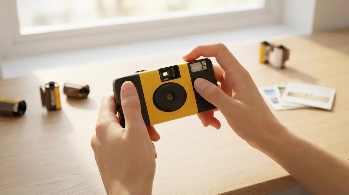 コダック使い捨てカメラの基本操作【5ステップで簡単】