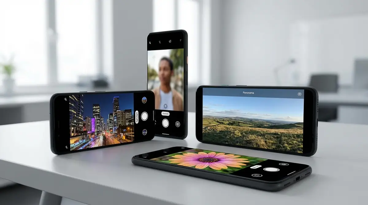 Googleカメラの撮影モード別使い方