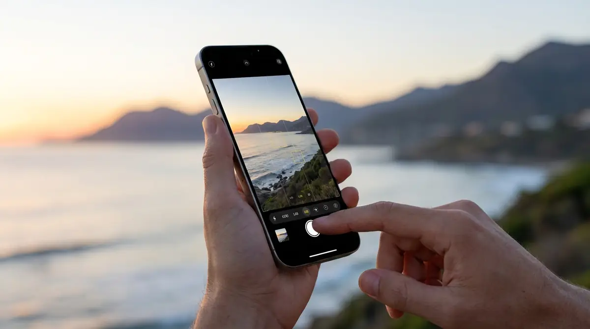 iPhoneカメラの基本操作（イメージ）