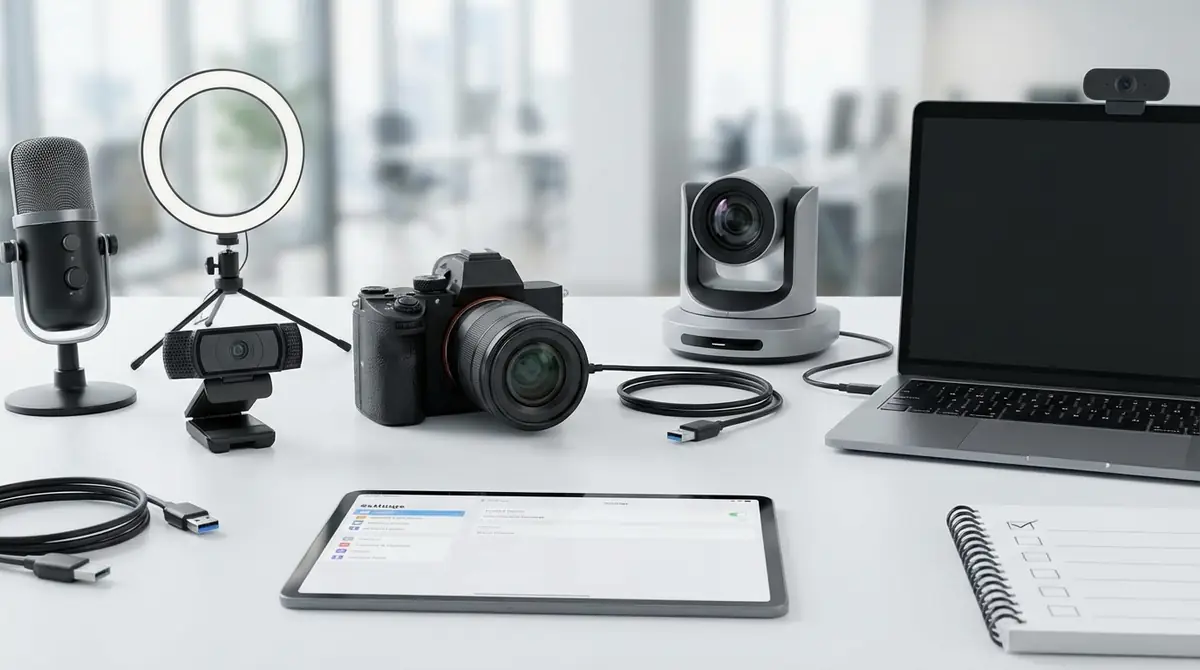 Webカメラの種類と使用前の確認事項