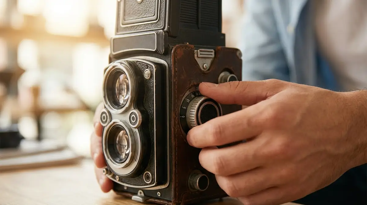 二眼レフカメラの使い方｜ピント合わせ・露出設定・シャッター操作
