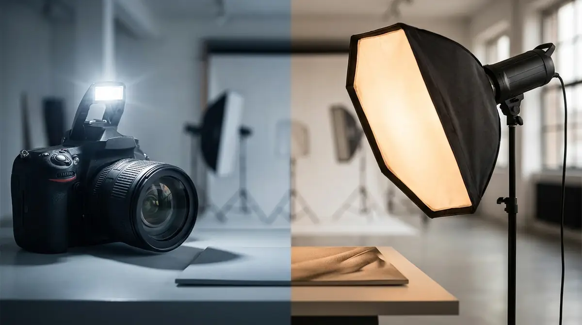 内蔵フラッシュの限界を感じたら|外付けライトという選択肢