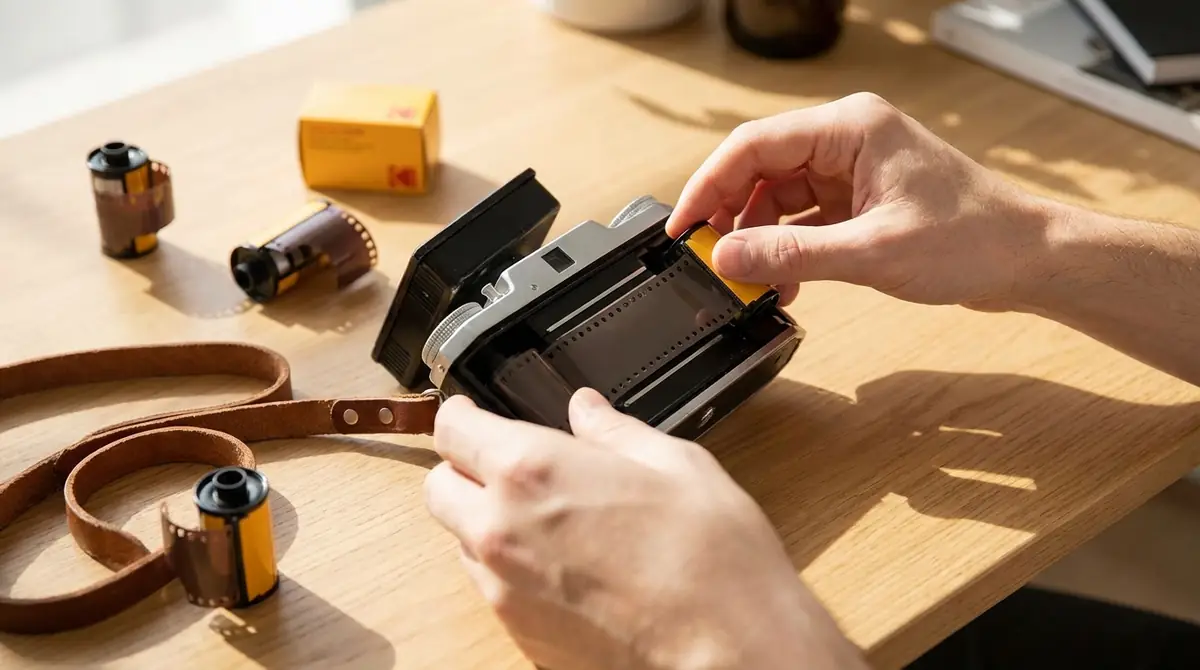 【機種別】Kodakフィルムカメラのフィルムの入れ方