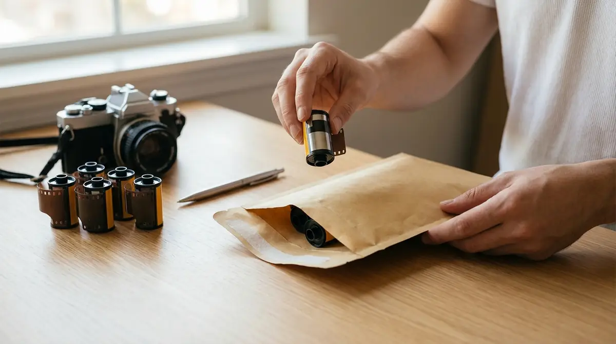 撮り終わったフィルムを現像に出す方法