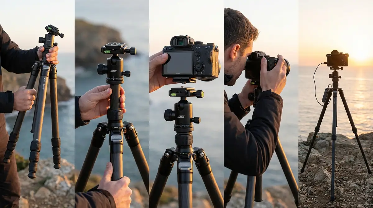 三脚の使い方【基本操作5ステップ】