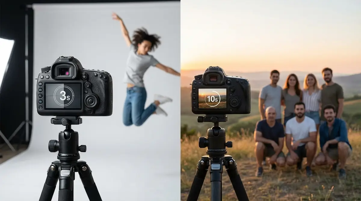 タイマー秒数の使い方|3秒と10秒の使い分け