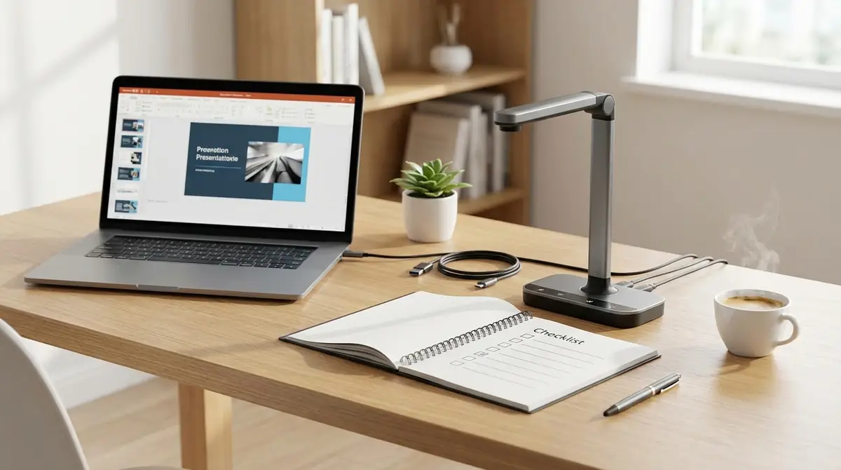 本番で失敗しない!書画カメラの事前準備チェックリスト