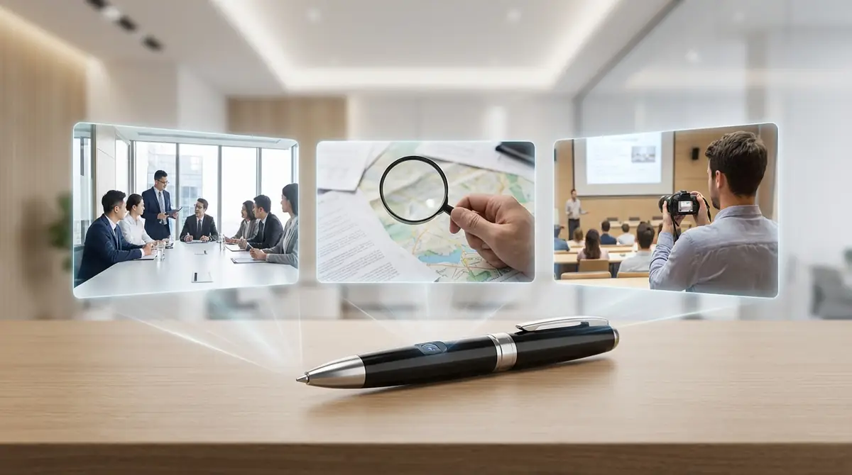 【用途別】ペン型カメラの活用シーン