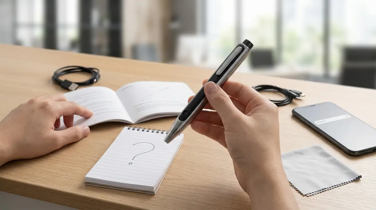 ペン型カメラの使い方でよくある質問