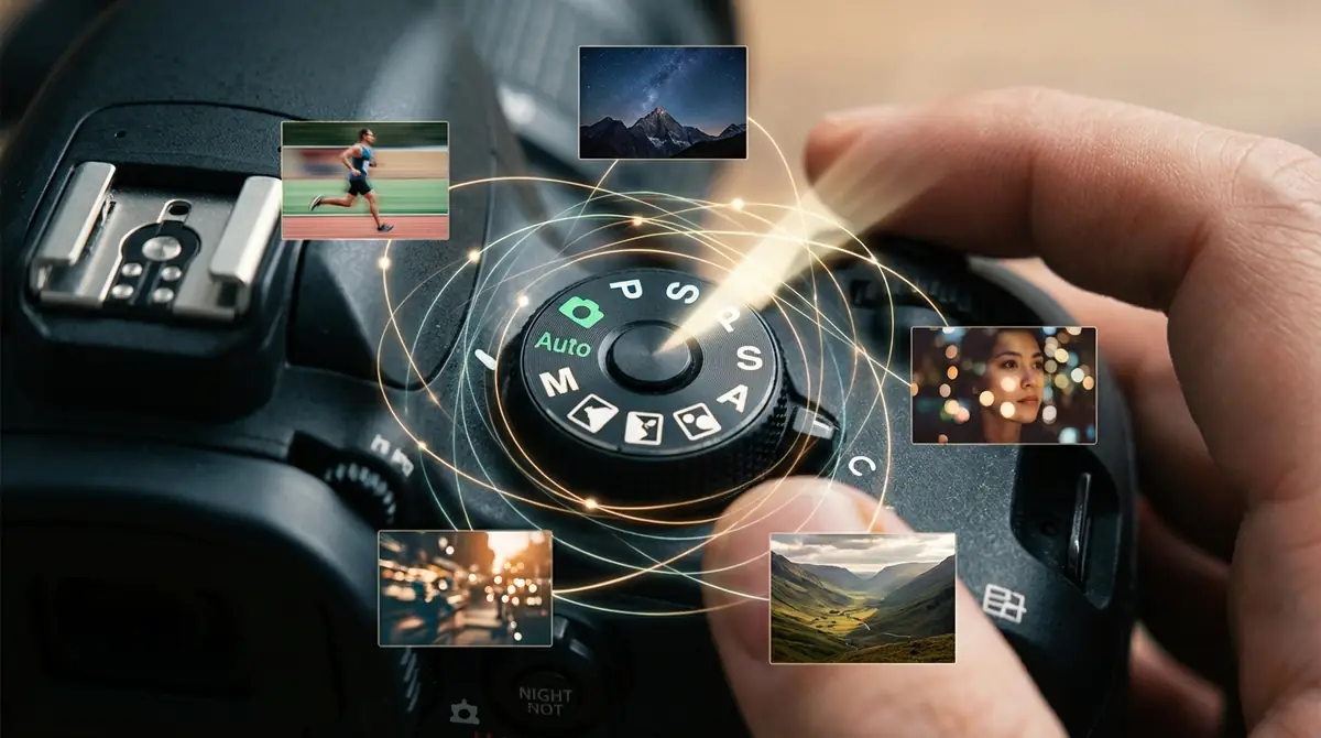 撮影モードの違いと初心者向けの選び方