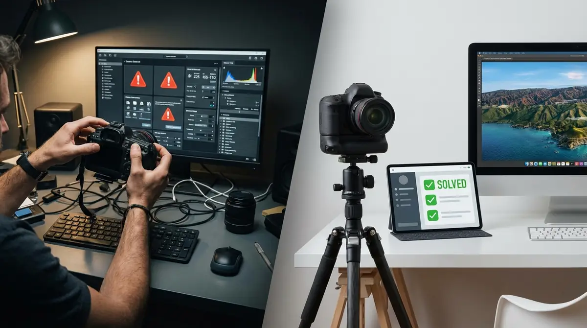 カメラコントロールのよくあるトラブルと解決策