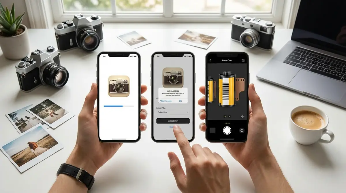 dazzカメラの使い方【準備編】ダウンロードから初期設定まで