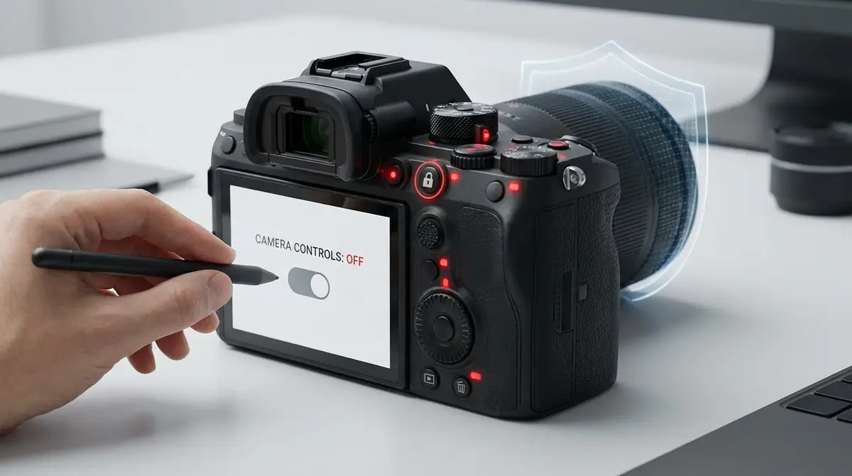 カメラコントロールを無効化・オフにする方法