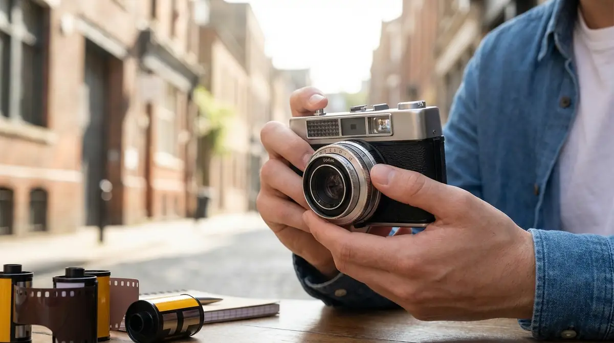 コダック フィルムカメラの撮影方法|構え方からシャッターまで