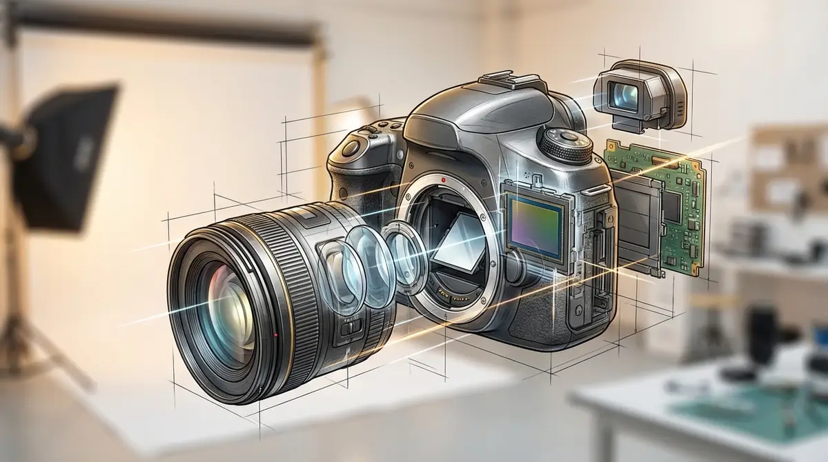 【図解】カメラの基本構造と各部の名称を覚えよう
