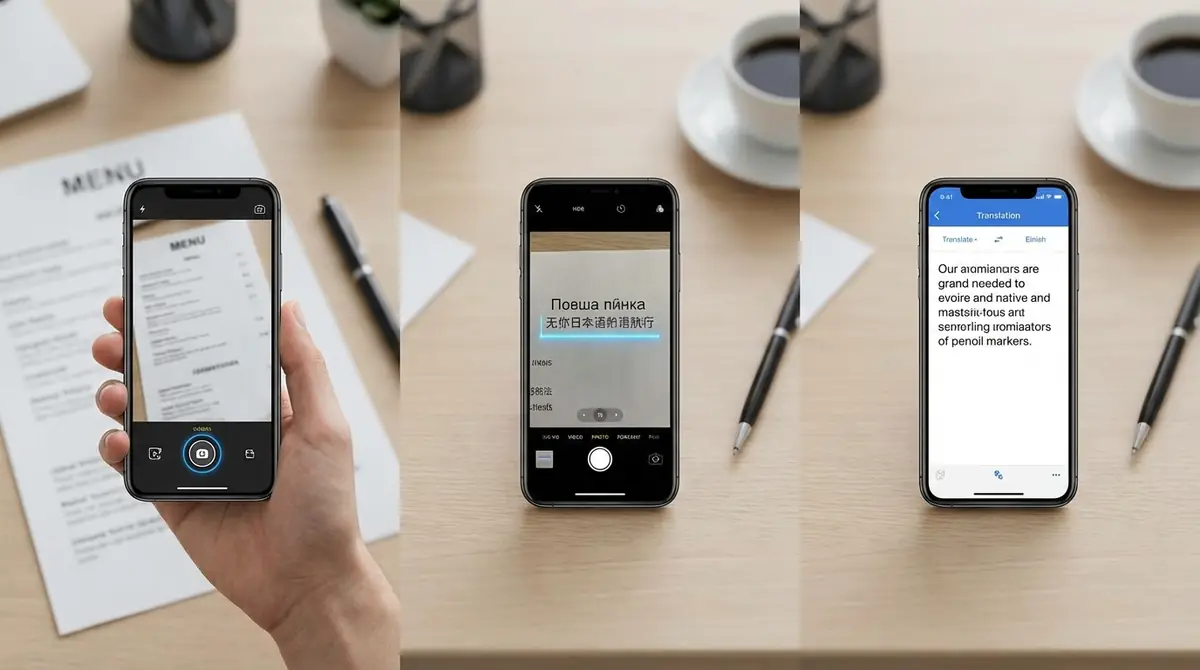 【結論】Google翻訳のカメラ機能は3ステップで今すぐ使える