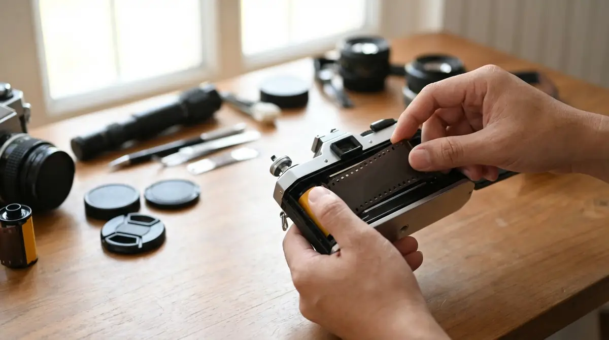 【写真で解説】フィルムの入れ方・装填手順