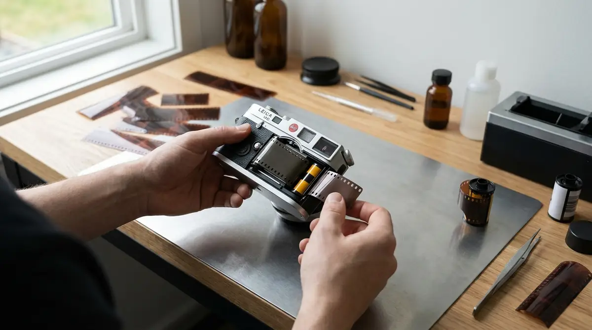 撮影後の手順｜巻き戻しからフィルム取り出しまで