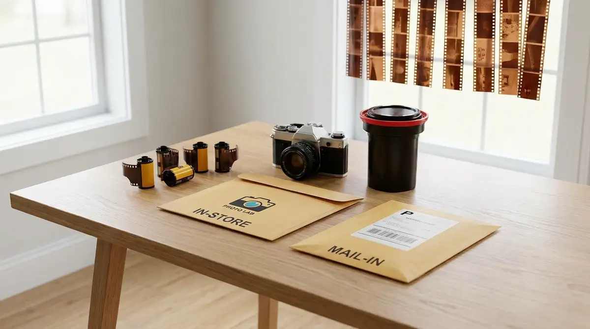 フィルム現像の出し方｜店舗・郵送サービスの選び方