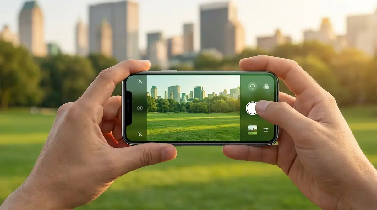 LINEカメラで写真を撮影する基本操作