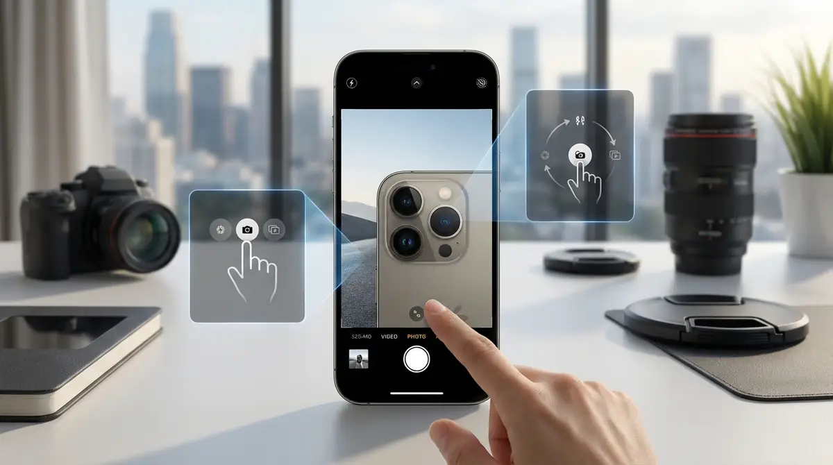 iPhoneの望遠カメラに切り替える3つの方法