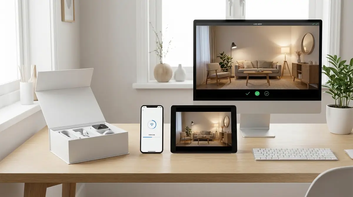 【初期設定編】開封から映像確認まで10ステップで完了