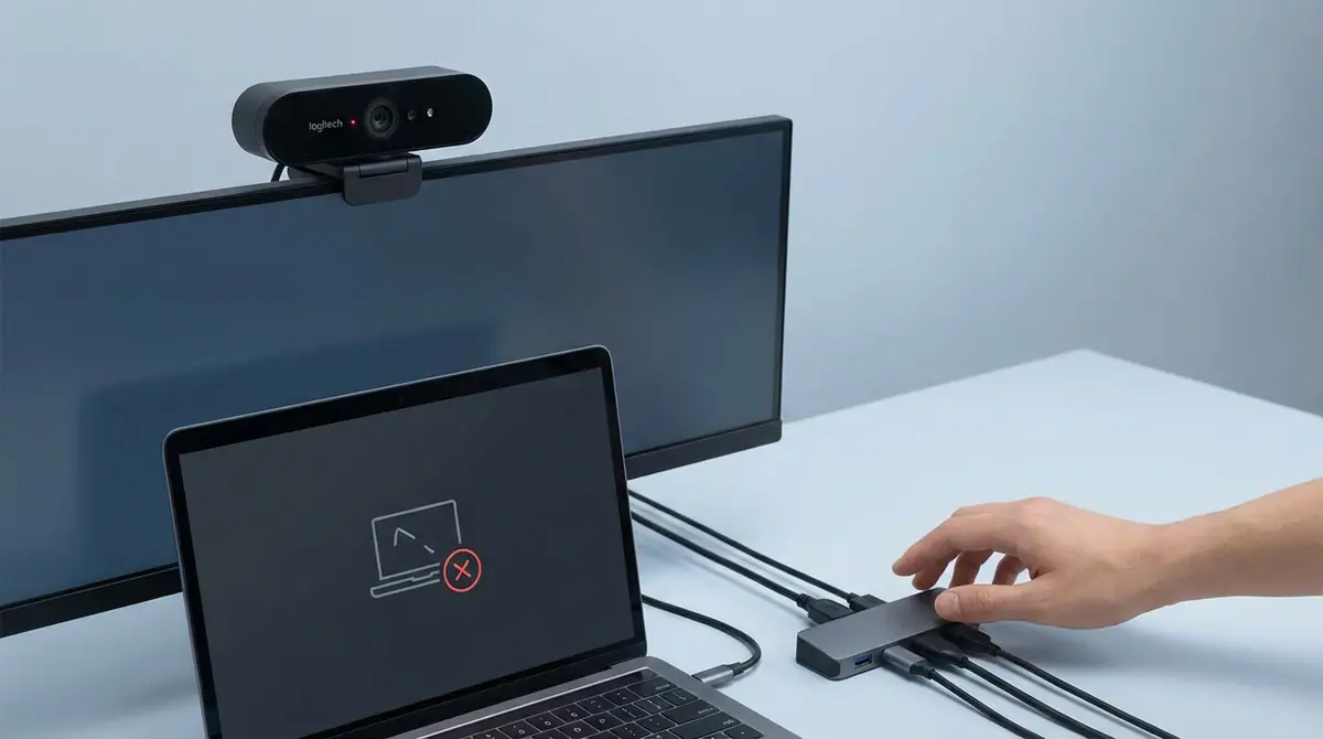 ロジクールWebカメラが映らない・認識しない時の対処法