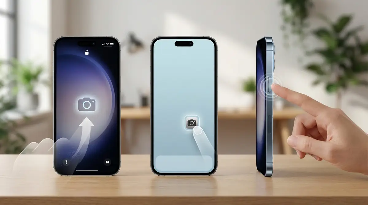 スマホカメラを起動する3つの方法