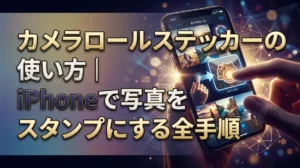 カメラロールステッカーの使い方｜iPhoneで写真をスタンプにする全手順