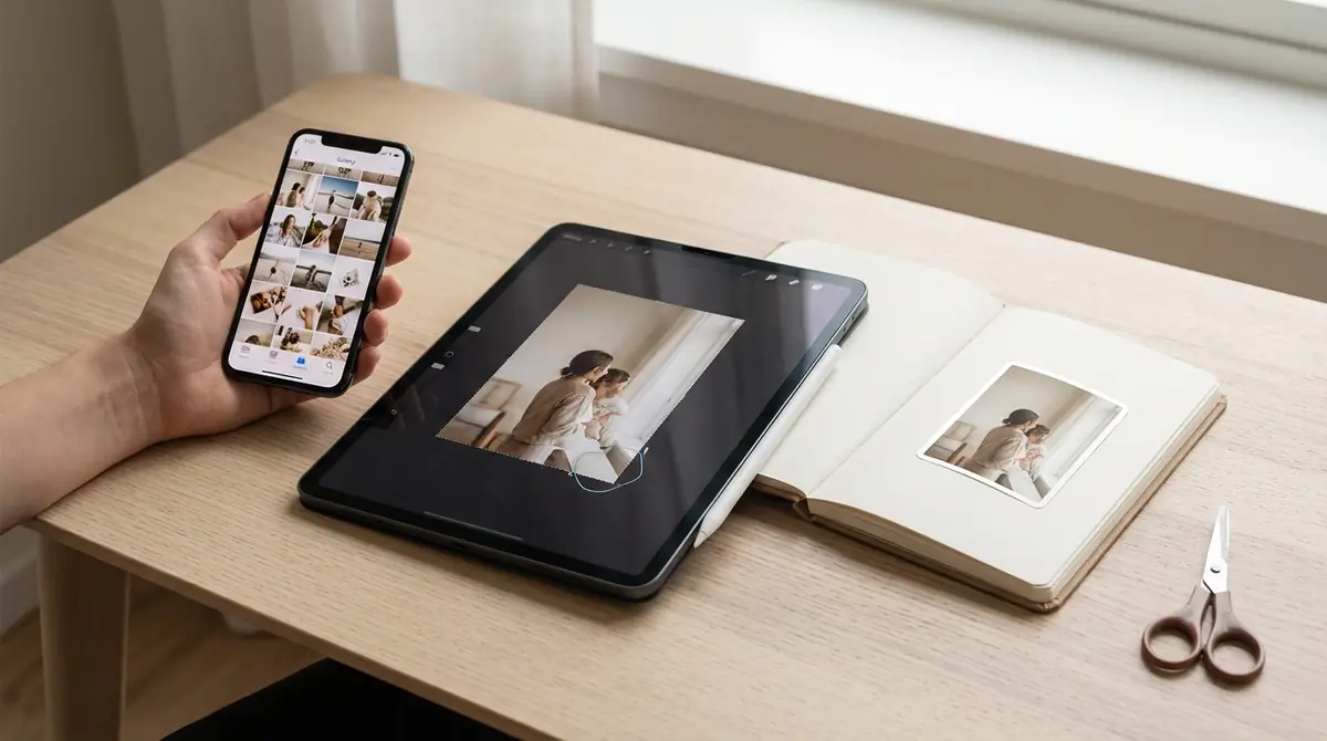 【3ステップで完成】カメラロールからステッカーを作る基本手順