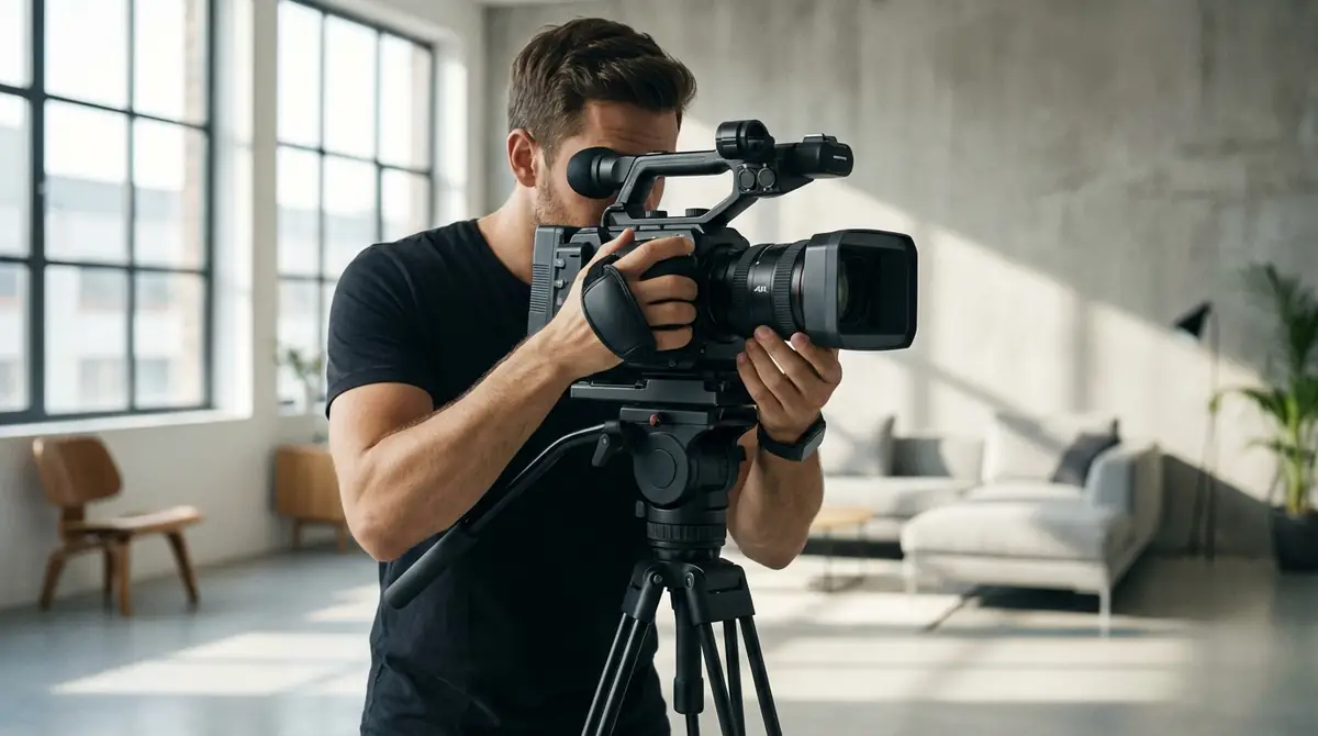 手ブレを防ぐビデオカメラの正しい持ち方と構え方