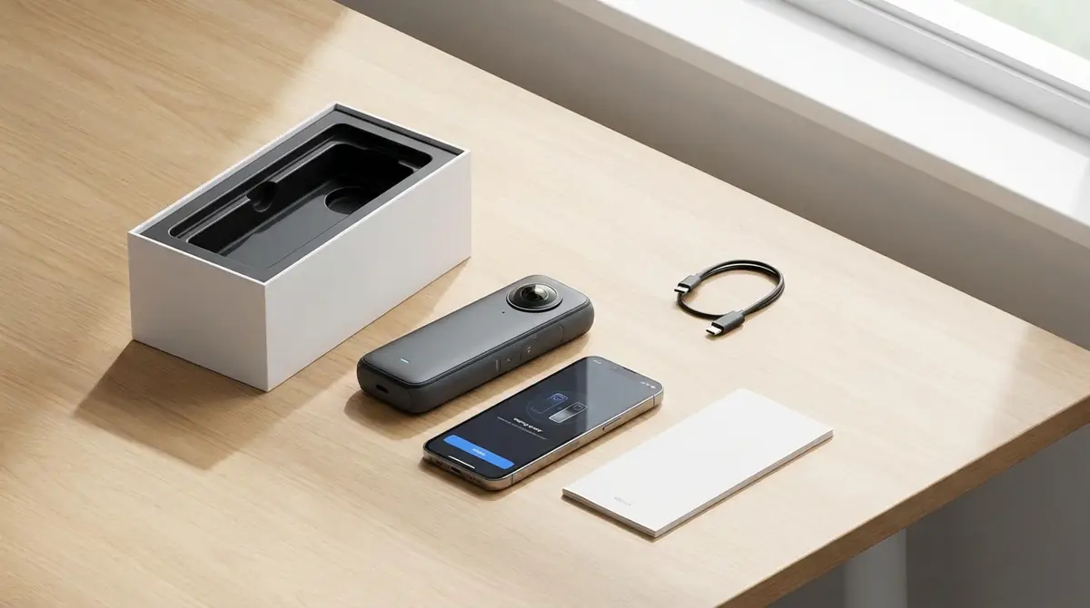 360度カメラの使い方【準備編】開封から初期設定までの5ステップ