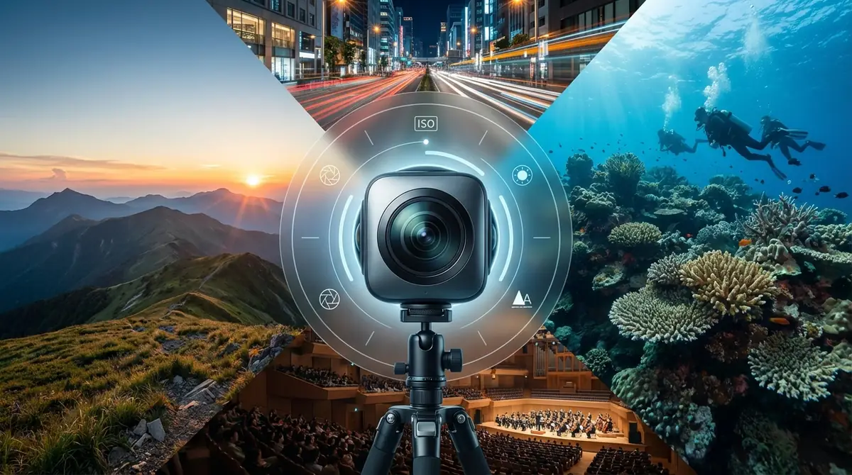 【シーン別】360度カメラの撮影設定テンプレート