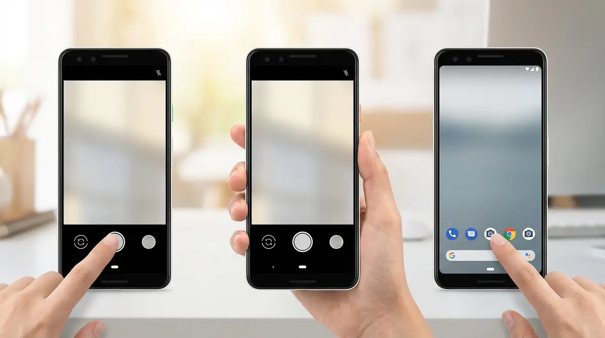 Pixelカメラアプリの起動方法3パターン【最速はどれ？】
