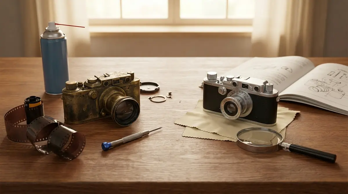 昔のカメラでよくあるトラブルと解決法