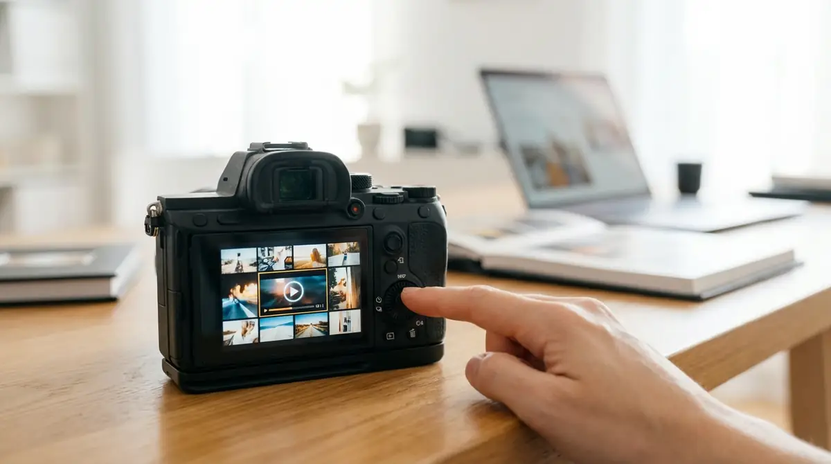 撮った写真・動画を見る方法｜再生モードの使い方