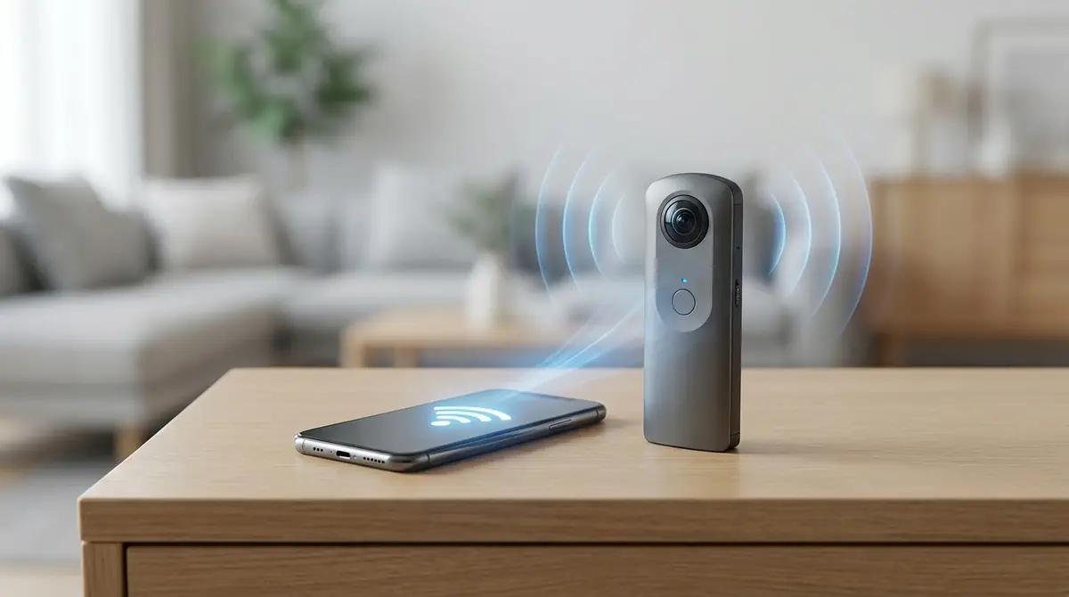 スマホとTHETAをWi-Fi接続する方法