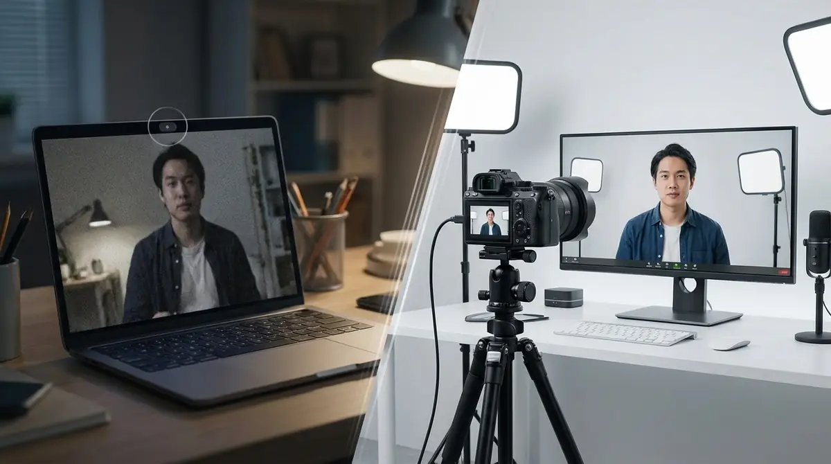 内蔵カメラの限界と外付けカメラを検討すべきケース