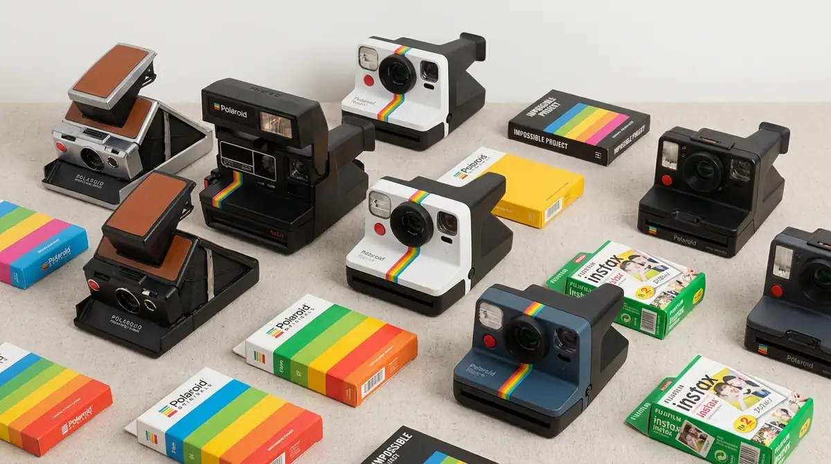 ポラロイドカメラの種類と対応フィルム一覧