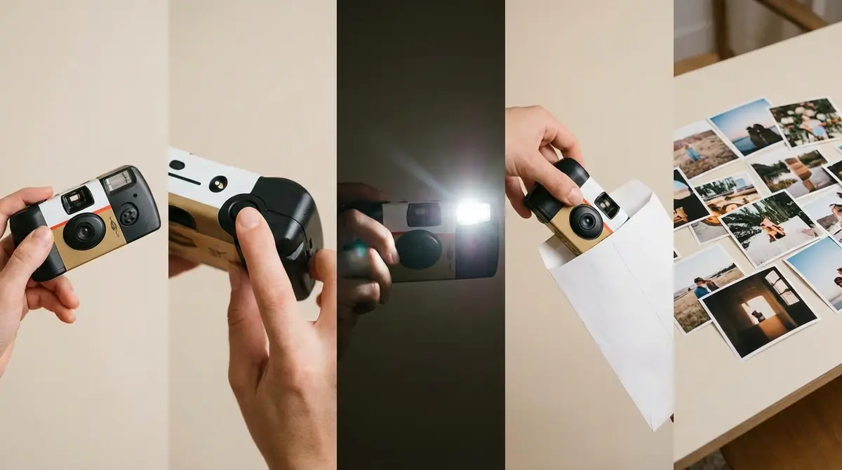 使い捨てカメラの使い方は5ステップで完結【30秒でわかる】