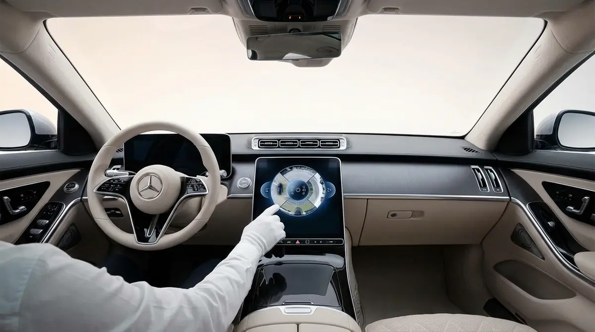 ベンツ360度カメラの起動方法は3ステップで完了