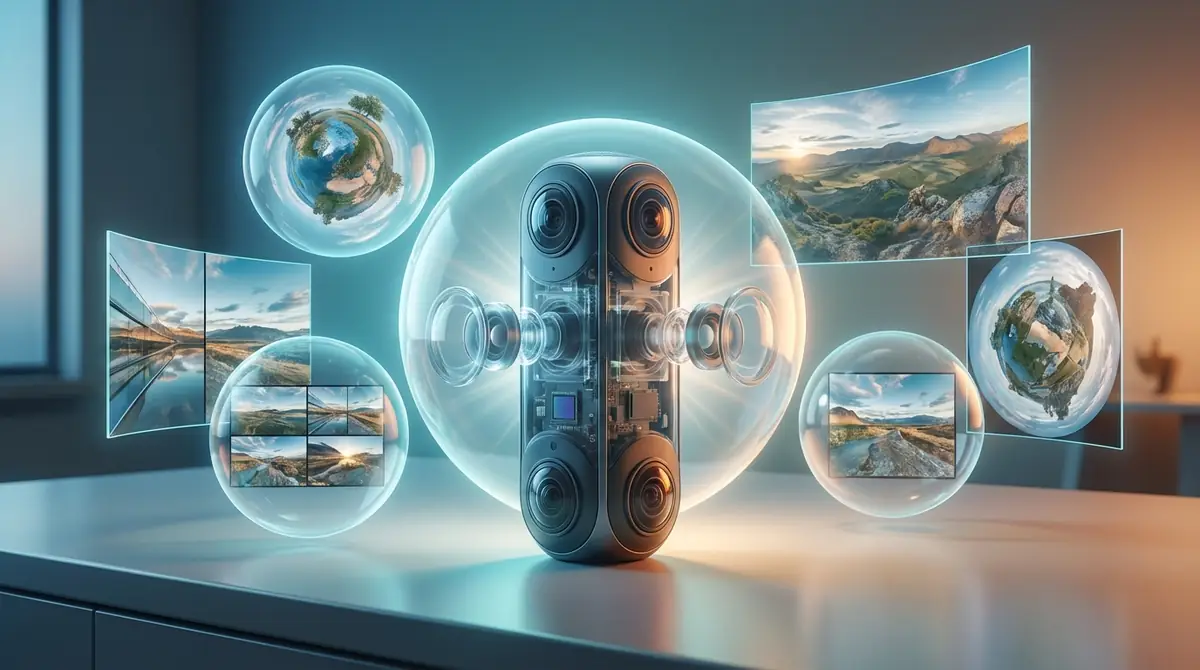 360度カメラの仕組みと5つの表示モードを理解する