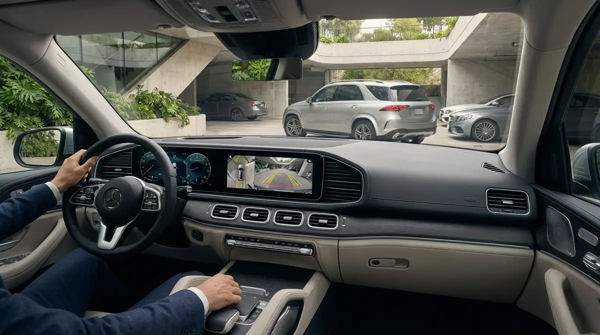 【シーン別】ベンツ360度カメラを使った駐車のコツ