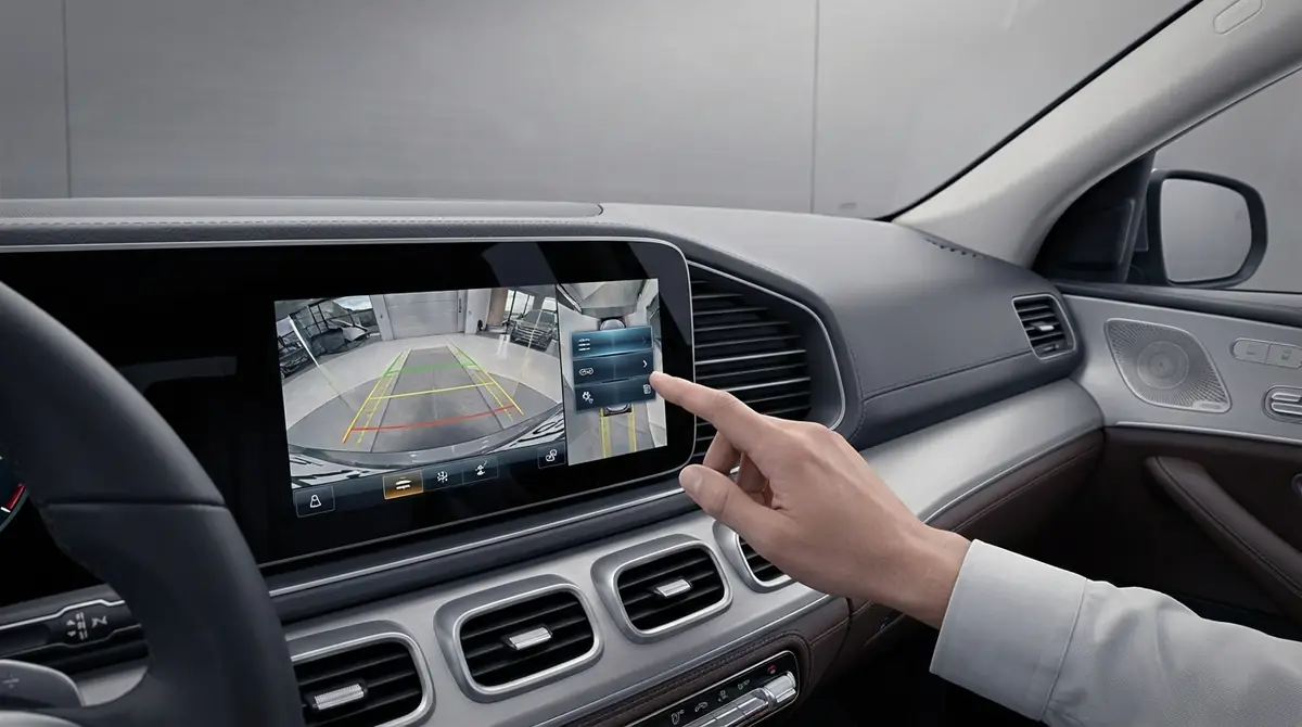 ベンツ360度カメラの表示設定をカスタマイズする