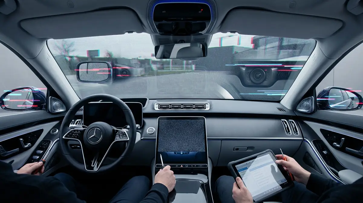 ベンツ360度カメラが映らない時のトラブル対処法