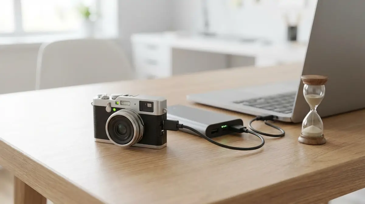 ミニトイカメラの充電方法と充電時間の目安