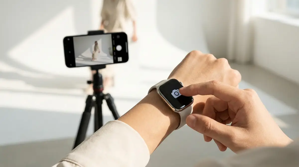 スマートウォッチでカメラを使う基本3ステップ