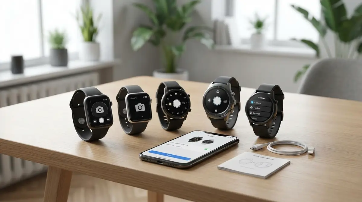 【機種別】スマートウォッチのカメラ起動方法と初期設定